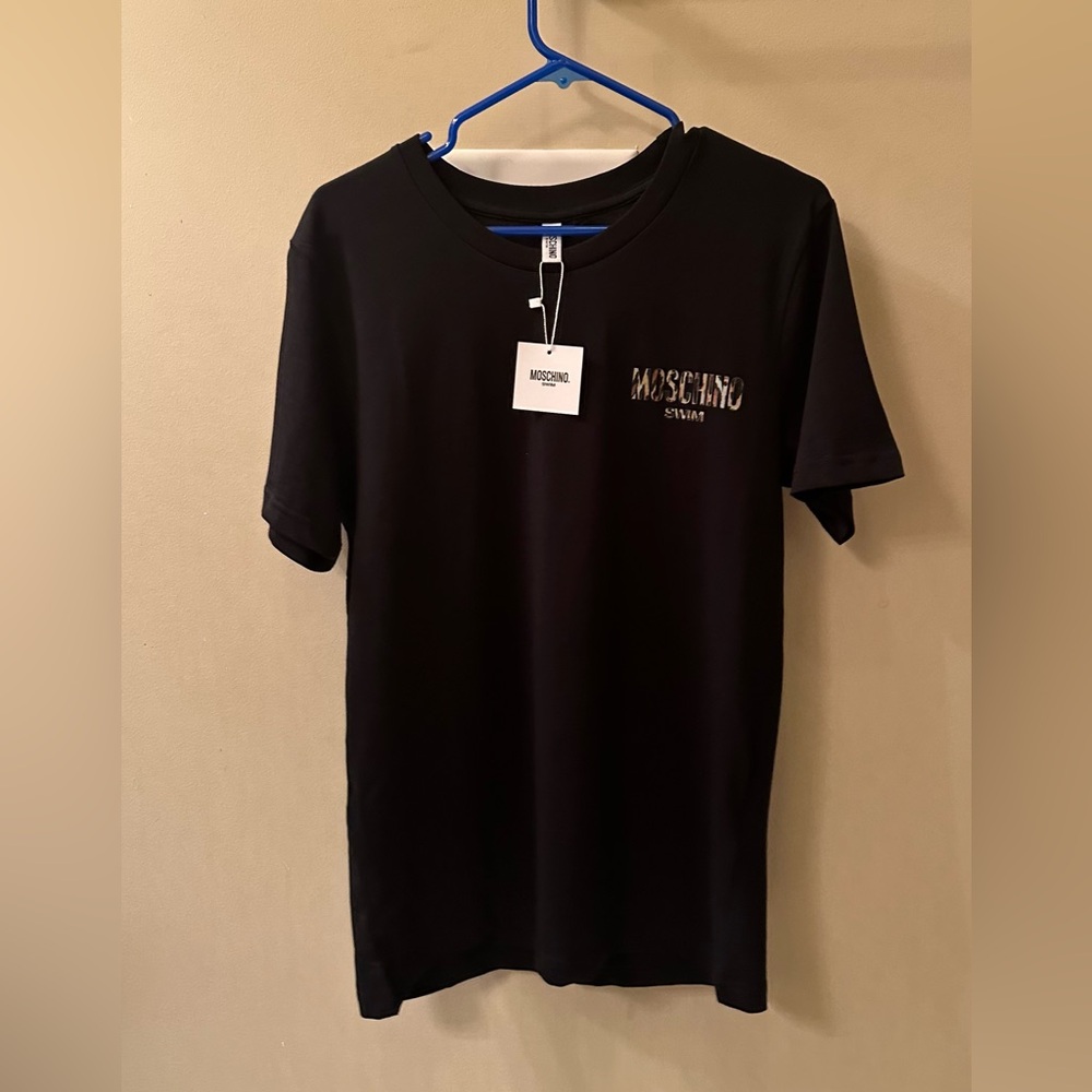 NEW Moschino Swim Animal Print Logo